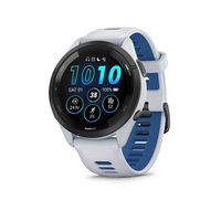 Garmin - Forerunner 265 GPS Smartwatch 46 mm Fiber-reinforced polymer - Black/Whitestone