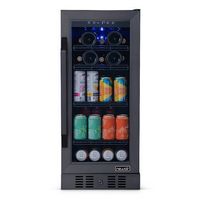 NewAir - 15” FlipShelf 33-Bottle or 80-Can Beverage Cooler with Reversible Shelves - Color