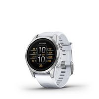 Garmin - epix Pro (Gen 2) Standard Edition 42mm Fiber-Reinforced Polymer - Silver with Whitestone...