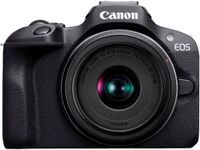 Canon - EOS R100 4K Video Mirrorless Camera with RF-S18-45mm f/4.5-6.3 IS STM Lens - Black