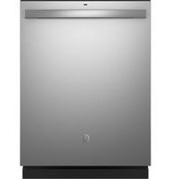 GE - 24" Top Control Built-In Plastic Tub Dishwasher with Dry Boost and 55 dBA - Stainless Steel