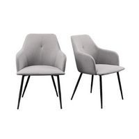 Walker Edison - Modern Dining Chair - Fog Grey