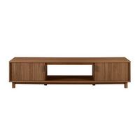 70&quot; Mid-Century Modern Fluted-Door TV Stand for TVs up to 80&quot;