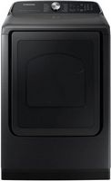 Samsung - 7.4 Cu. Ft. Smart Electric Dryer with Steam Sanitize+ - Black