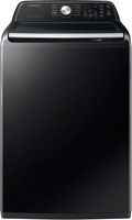 Samsung - 4.6 Cu. Ft. High-Efficiency Smart Top Load Washer with ActiveWave Agitator - Black