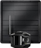 Vosker - V300 Ultimate Outdoor Wireless 1080p Security System with External Solar Panel - Black