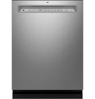 GE - 24" Front Control Built-In Stainless Steel Tub Dishwasher with 3rd Rack, Sanitize Cycle and ...