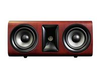 JBL - Studio 625C Dual 5.25" 2.5-Way Compression Driver Center Channel Loud Speaker (Each) - Wood