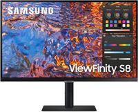 Samsung - ViewFinity S80PB 27&quot; 4K UHD IPS DCI-P3 Matte Display Monitor with HDR 400 (USB-C, Displ...