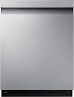 Samsung - 24" Top Control Smart Built-In Stainless Steel Tub Dishwasher with Storm Wash, 48 dBA -...