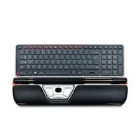 Contour - RollerMouse Wireless Optical Keyboard and Mouse Bundle - Black/Red