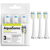 AquaSonic - ProFlex Brush Heads - 3 Pack - white
