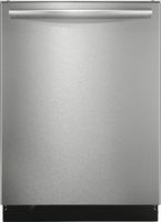 Frigidaire - Gallery 24" Top Control Built-In Stainless Steel Tub Dishwasher with Third Rack, Cle...