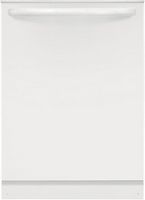 Frigidaire - 24&quot; Top Control Built-In Plastic Tub Dishwasher with MaxDry 52 dBA - White