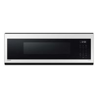 Samsung - BESPOKE 1.1 cu. ft SLIM Over-the-Range Microwave with 400 CFM Hood Ventilation, Wi-Fi a...