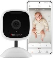 Masimo - Stork Camera Baby Monitor with QHD-Capable Video Streaming, Two-Way Audio, and Remote Tr...