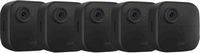 Blink - Outdoor 4 5-Camera Wireless 1080p Security System with Up to Two-year Battery Life - Black