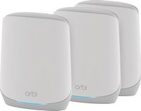 NETGEAR - Orbi 750 Series AX5200 Tri-Band Mesh Wi-Fi 6 System (3-pack) - White