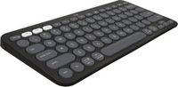 Logitech - Pebble Keys 2 Slim TKL Wireless Scissor Keyboard for Windows, macOS, iPadOS, Chrome - ...
