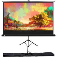 Kodak - 60 in. Portable Projector Screen, Adjustable Projection Screen with Tripod Stand & Carry ...