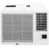 LG - 350 Sq. Ft 7,5000 BTU Window Mounted Air Conditioner with 3,850 BTU Heater - White