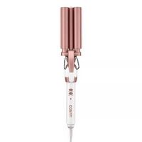 Conair - Double Ceramic Triple Barrel Waver - Rose Gold