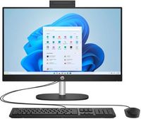 HP - 23.8&quot; Full HD All-in-One - AMD Ryzen 3 - 8GB Memory - 512GB SSD - Jet Black