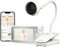 Chillax - Giraffe Pro WiFi Baby Monitor with Gooseneck Camera and 4.3&quot; Parent Unit - White