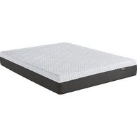 Beautyrest - 800-X10 10-inch Medium Hybrid Mattress in a Box-Queen - White