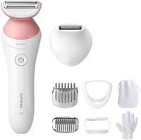 Philips - Lady Electric Shaver Series 6000, Cordless with 7 Accessories - White