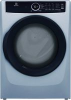 Electrolux - 8.0 Cu. Ft. Electric Dryer with Steam and Instant Refresh - Glacier Blue