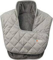 Sharper Image - Heated Neck Back Massager Weighted Wrap - Gray