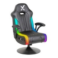 X Rocker - Torque RGB Audio Pedestal Gaming Chair with Subwoofer and Vibration - Black/RBG