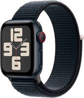 Apple Watch SE 2nd Generation (GPS + Cellular) 40mm Midnight Aluminum Case with Midnight Sport Lo...