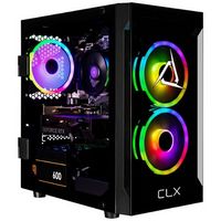 CLX - SET Gaming Desktop - AMD Ryzen 5 5500 - 16GB DDR4 3600 Memory - GeForce RTX 4060 - 1TB NVMe...
