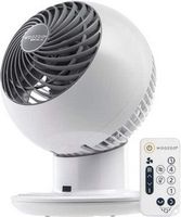 WOOZOO - Compact Globe Oscillating Fan w/ Remote - 5 Speed - White