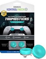 KontrolFreek - Action Lotus Thumbsticks, PlayStation 5 - Teal/Clear