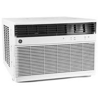 GE - 550 Sq. Ft. 12,000 BTU Smart Window Air Conditioner and 10,800 BTU Heater - White