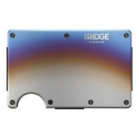 The Ridge Wallet - Titanium Cash Strap - Burnt