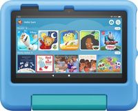 Fire 7 Kids - 7&quot; Tablet (2023) 16GB with Amazon Kids+ (6 Month Subscription) - Blue
