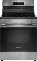 Frigidaire - 5.3 Cu. Ft. Freestanding Electric Range with Air Fry - Stainless Steel