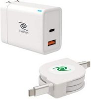 ReTrak - 70W Retractable USB-C Notebook Charger - White