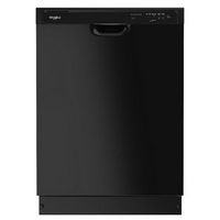 Whirlpool - 24" Front Control Built-In Dishwasher with Boost Cycle and 57 dBA - Black