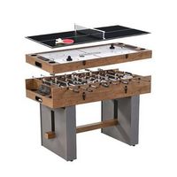Barrington - Urban Collection 54” 3-in-1 Combination Game Table with Air Powered Hockey, Foosball...