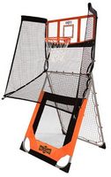 Hall of Games - Outdoor 2-in-1 Basketball and Baseball Pitchback Training Game