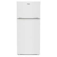 Whirlpool - 16.3 Cu. Ft. Top-Freezer Refrigerator with Flexi-Slide Bin - White