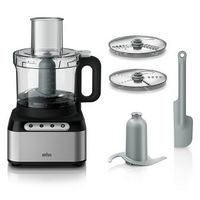 Braun - 8 Cup Food Processor - Silver