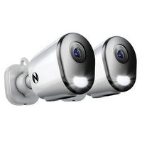 Night Owl - 2-Camera Indoor/Outdoor AC Powered Plug-In Wireless 4K Security Cameras with 2-Way Au...