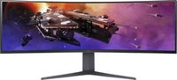 LG - UltraGear 45” Curved QHD 200Hz 1-ms FreeSync Premium Gaming Monitor with HDR (Display Port, ...