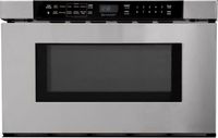 Sharp - 24-inch Built-In Microwave Drawer Oven - Stainless Steel